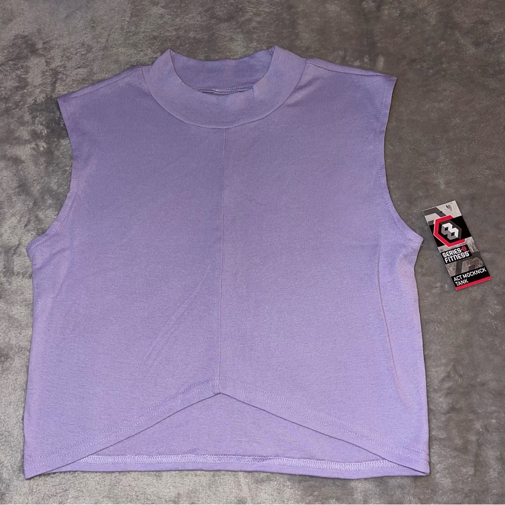 Purple Sleeveless Series 8 Fitness Top